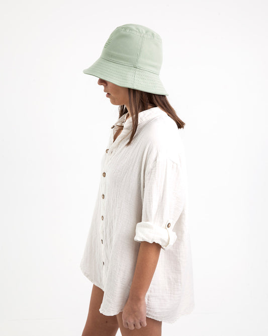 Mint %100 Pamuk Bucket Şapka - hateko