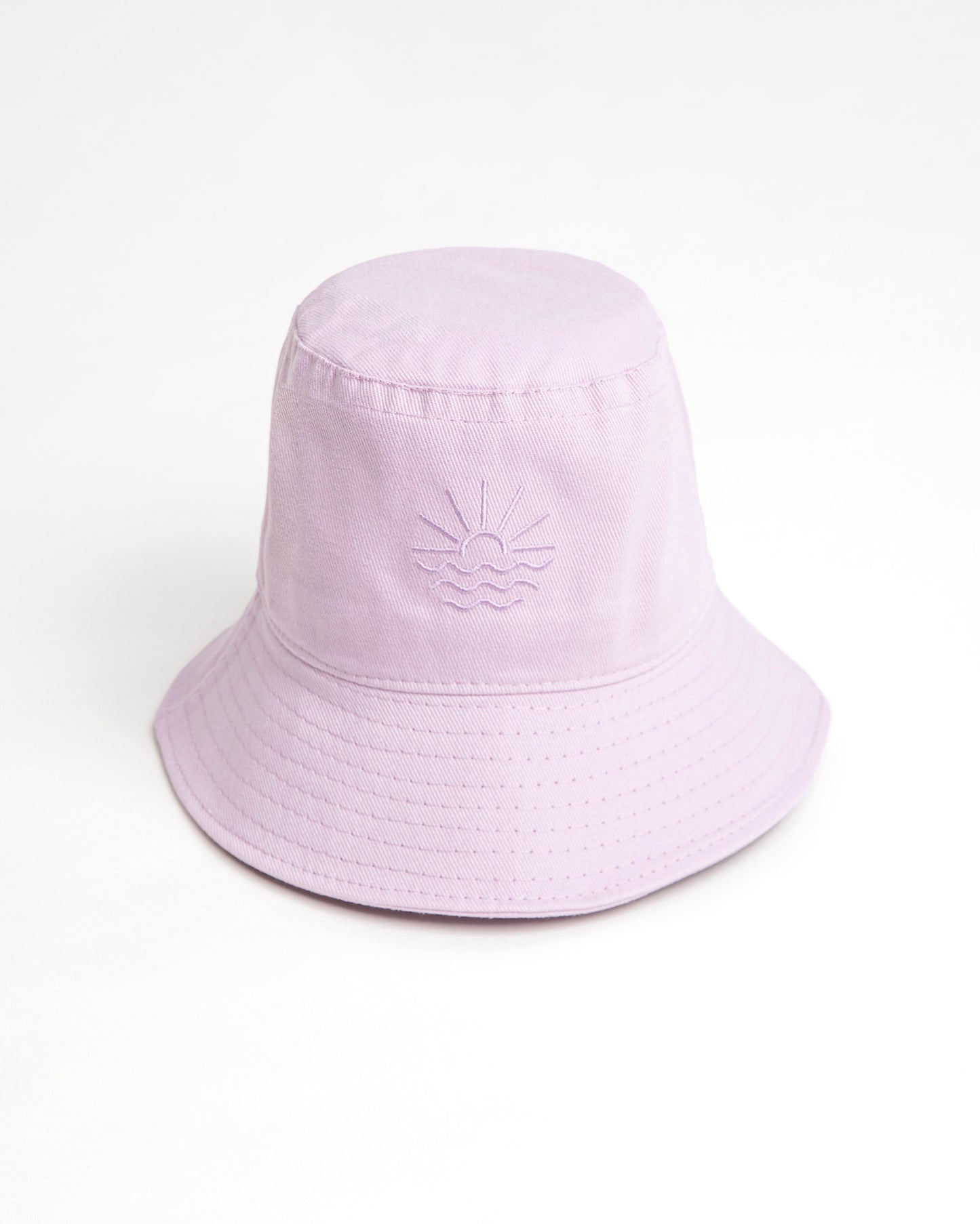 Lila %100 Pamuk Bucket Şapka - hateko