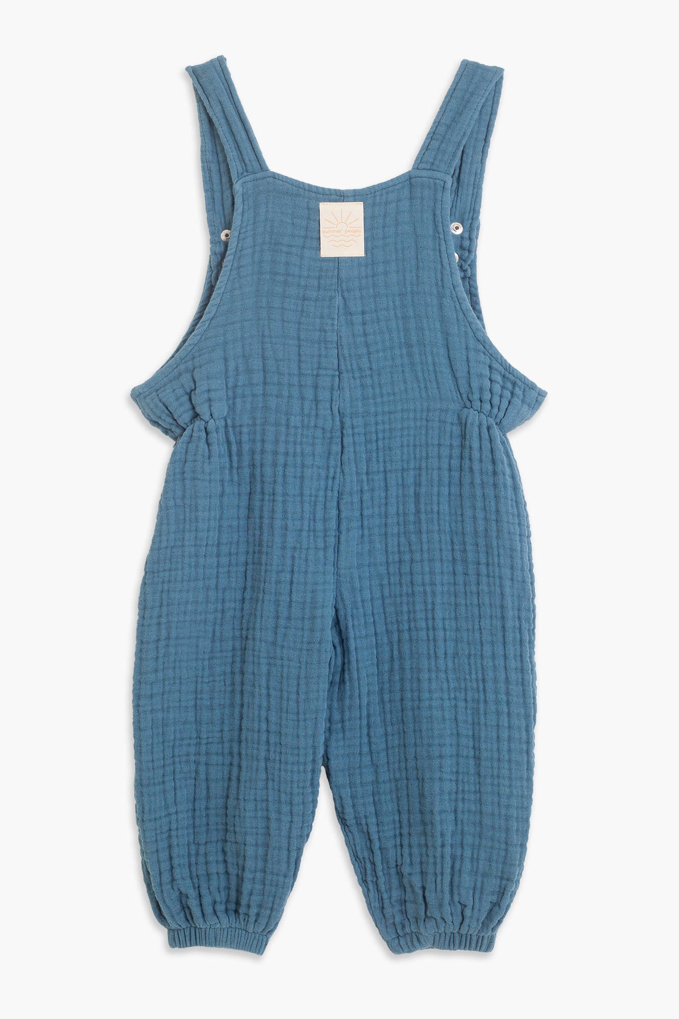 Pastel Mavi Unisex Müslin 3-4 Yaş Çocuk Tulum - hateko
