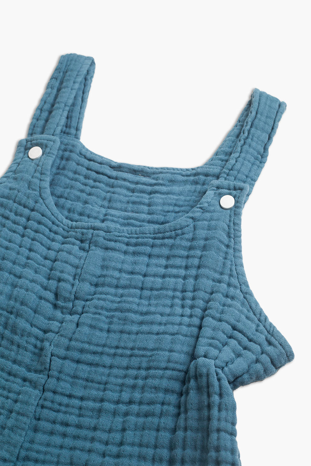 Pastel Mavi Unisex Müslin 3-4 Yaş Çocuk Tulum - hateko